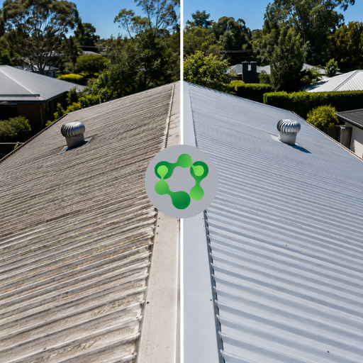 Roof Cleaning Before and After 6