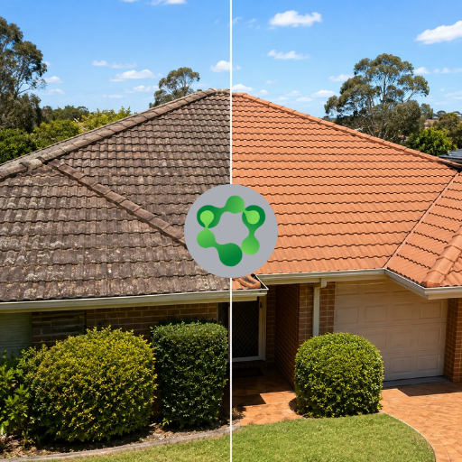 Roof Cleaning Before and After 4